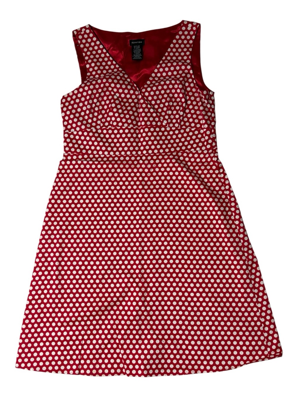 Red and White Polka Dot Dress